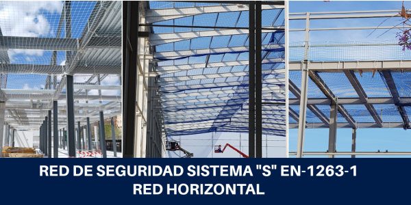 RED DE SEGURIDAD SISTEMA "S" EN-1263-1 RED HORIZONTAL
